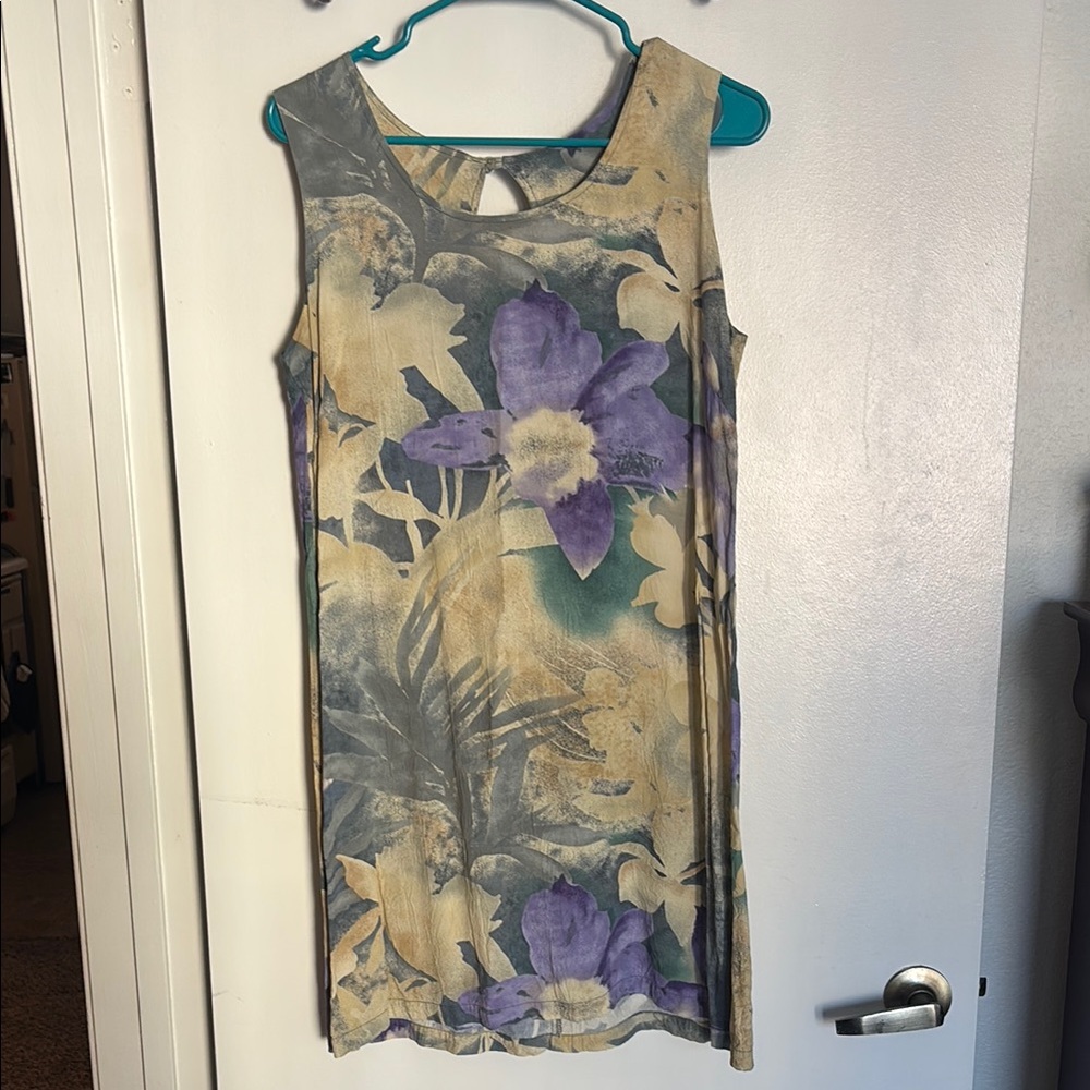 Vintage Jams World Floral Sleeveless Dress